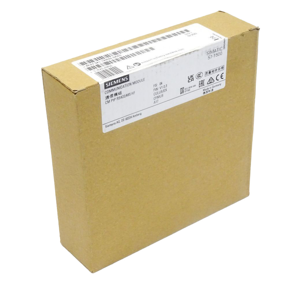 SIEMENS PLC SIMATIC S7-1500 CM PTP RS422/485 HF 6ES7541-1AB00-0AB0 SERIAL CONNECTION RS422 AND RS485