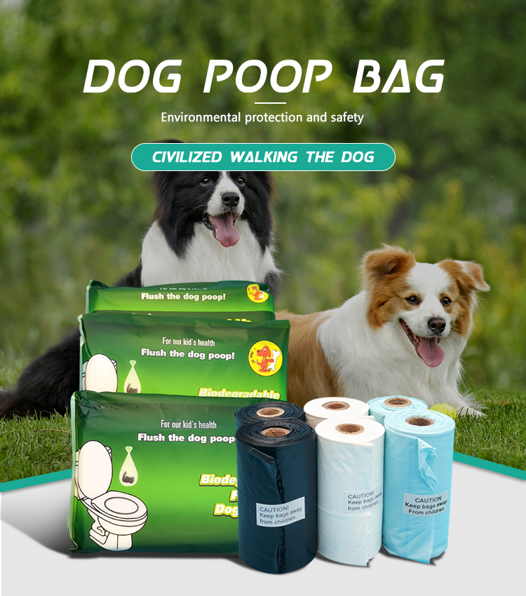Private Label Custom Size Accepted Environmental Protection Ldpe Hdpe Dog Waste Bag