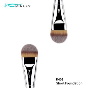 China 1 Pcs Black Handle Foundation Luxury Makeup Brushes wholesale