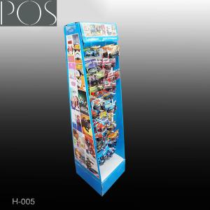 China Corrugated POP retail hanging floor displays wholesale