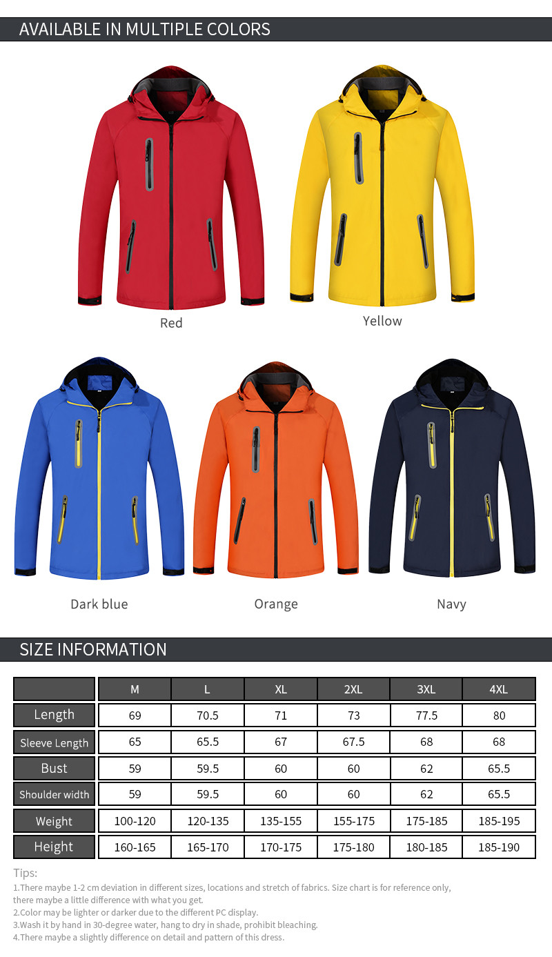 Outdoor Men Softshell Sports Jacket Thermal Waterproof Camping Coats