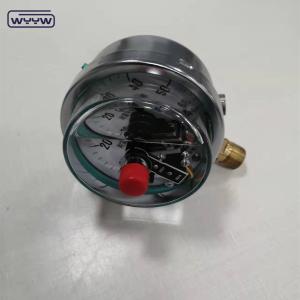 China 60MPa Silicone Filled 380V Electric Contact Pressure Gauge Shock Resistant wholesale