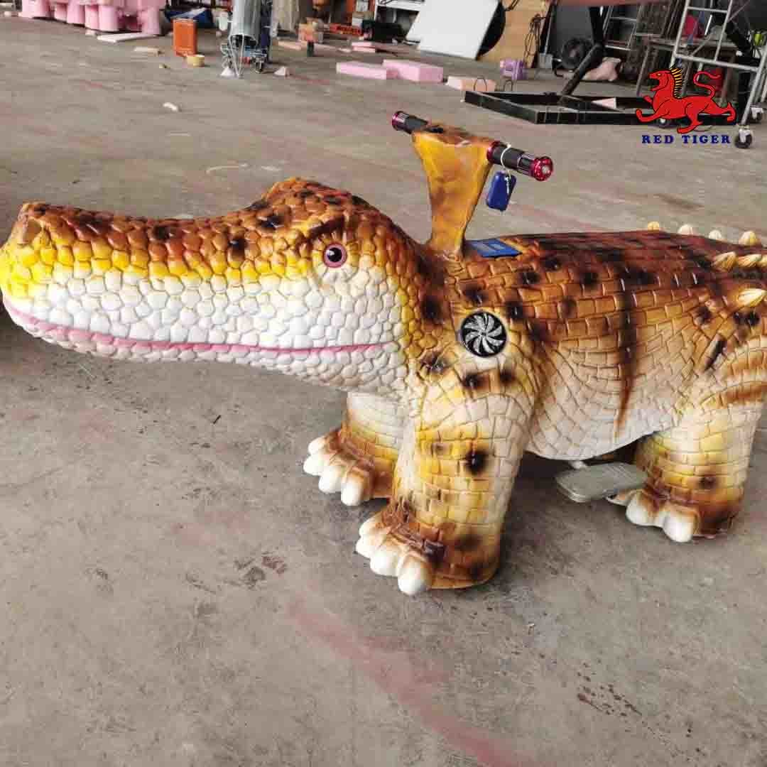 Money Making Animatronic Rides , Realistic Dino Ride with Alive Roaring Sound