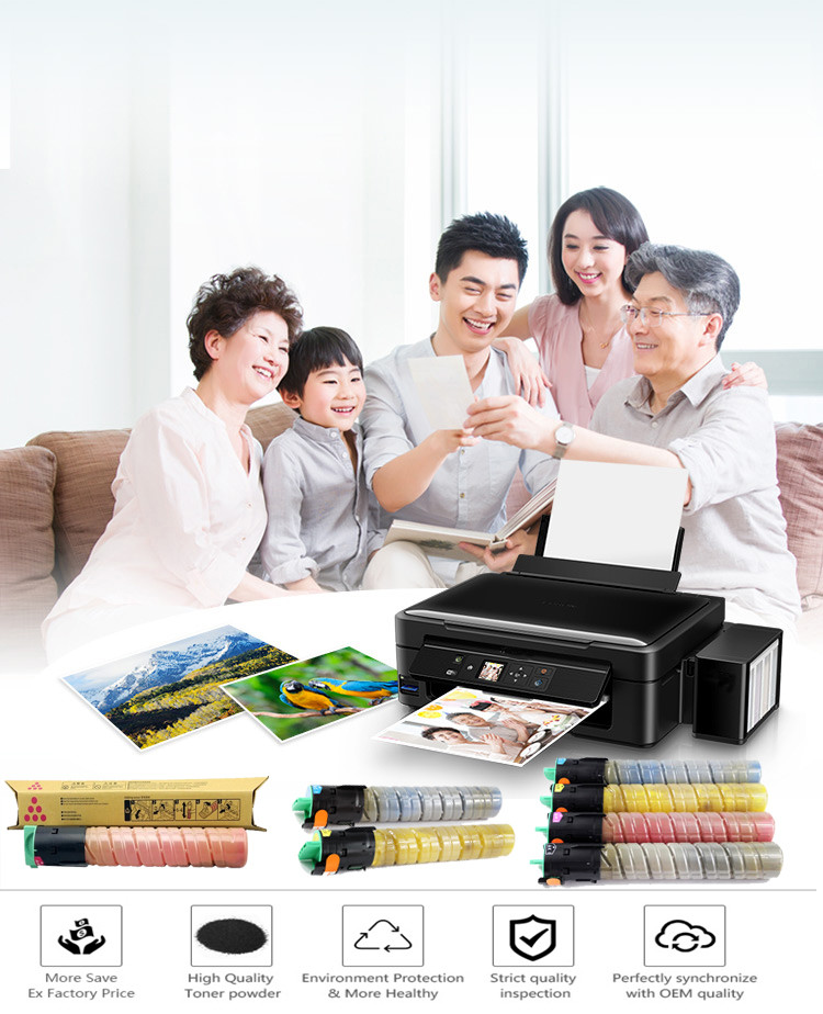 Ricoh Aficio Mp C2550 All - in - one Laser A3 Mfp Toner Cartridge Printer Copier Scan Color