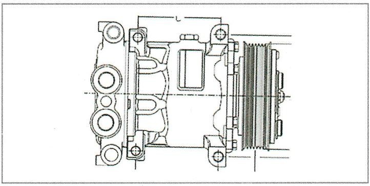 ALA22321 SANDEN A/C COMPRESSOR SANDEN 4013 A/C COMPRESSOR 4440 A/C COMPRESSOR