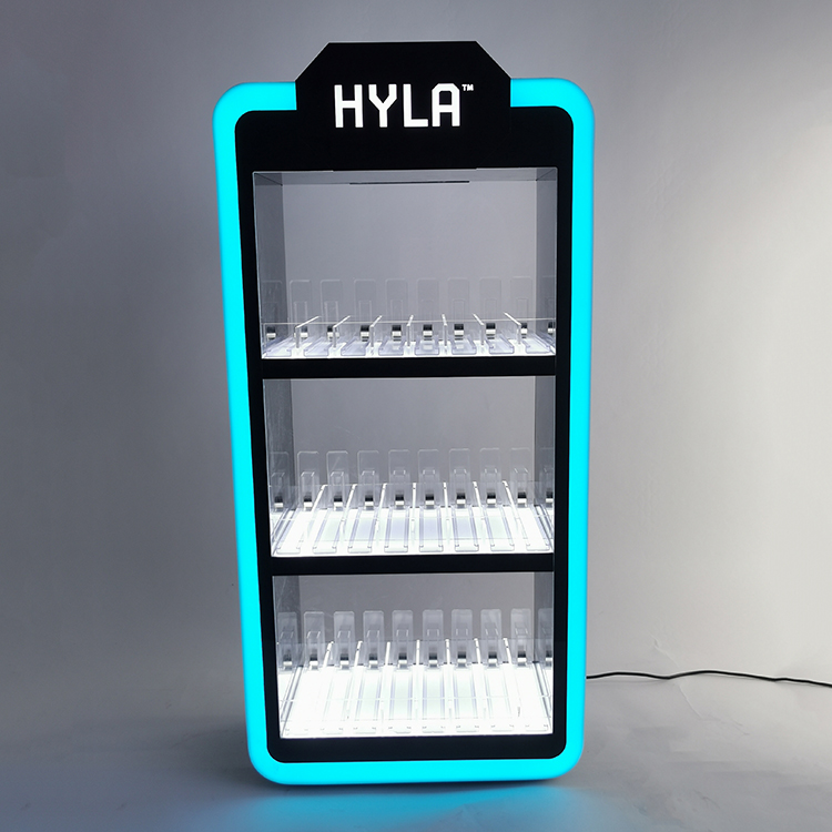 3 Tiers Vape Display Stand Plexiglass Cigarette Display Stand Tobacco Showcase
