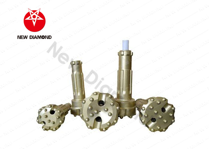 Drop Center Face DTH Button Bits Rock Drilling , Drilling Rods And Bits