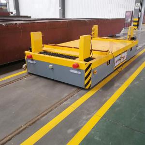 China Flat Table Powered Industrial Rail Cart wholesale
