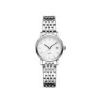 Silvertone Fashion Quartz Couple Watches Gift Set 3BAR Date Functional