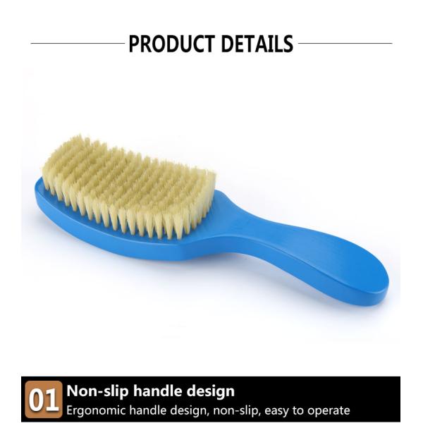Natural Wood Bristle Shaving Comb for Men's Beard Grooming and Facial Hair Cleanin