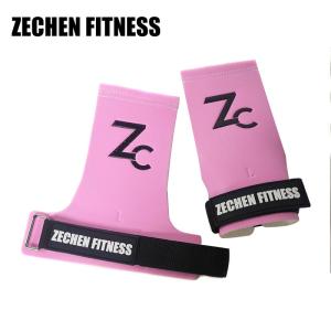 China Crossfit Gymnastics Weight Lifting Hand Grips Carbon Leather Gym Palm Freedom wholesale