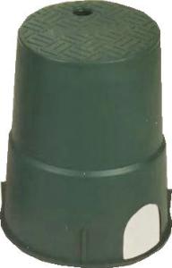China Round Green Rain Bird Valve Box Sprinkler Control Box 160×205×230 MM For Greenhouse wholesale