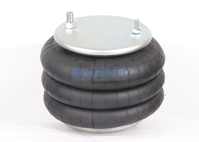 Triple Convoluted Air Spring M12X1.75 Stud Injection Molding Machine Support And Leveling