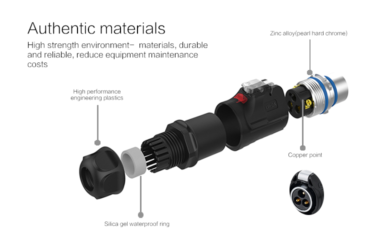 CNLINKO M24 Plug and Socket 10 Pin Aviation Waterproof Power signal Cable Plug Connector
