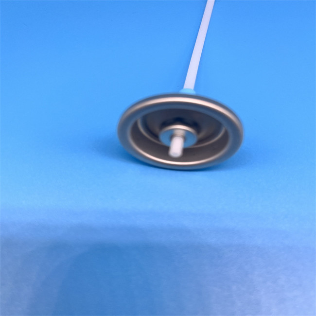 Metered Aluminum Aerosol Valve Button Actuator Mist Spray Silver Can