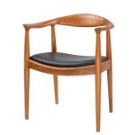 Contemporary Furniture 4PC Chestnut Shell Kennedy Dining Chair