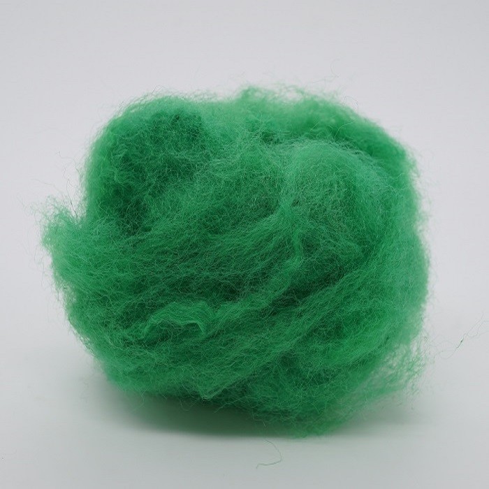 Dope Dyed Colors Regenerated Polyester Fibre Polyester / Cotton Blended Yarn