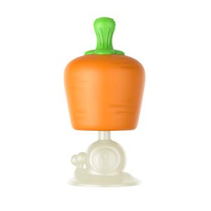 China Carrot Shape Infant Teething Toys Skin Like silicone Soothing For 0 - 6 Months wholesale