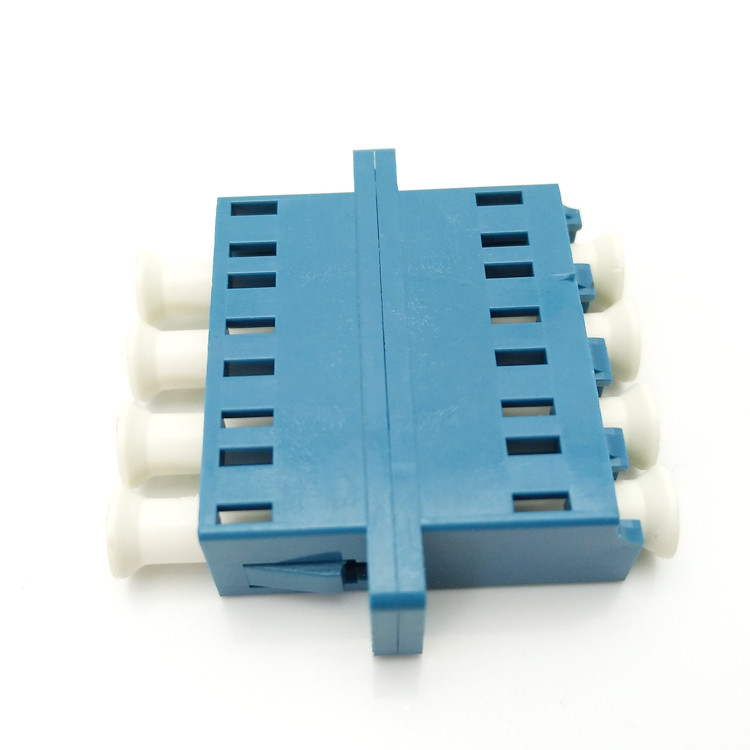 Flange Type Singlemode LC UPC Quad Fiber Optic Coupler