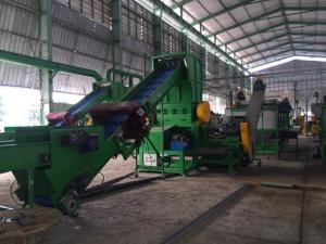 China PP PE Film Crushing Plastic Recycling Machine Drying Washing Machine wholesale