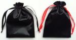 BRC Packaging Drawstring Bags Satin Jewelry Pouch Faux Silk Overlocked