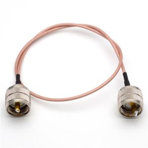 China Connector Cable SL16-JJ UHF-JJ Male To Male RG174 50CM RF Cable Assemblies wholesale