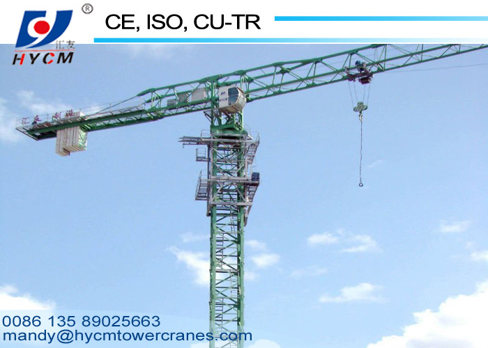 QTP7427 Topless 74m Jib Lenght 18ton Max. Load Flattop Tower Crane with Low Price