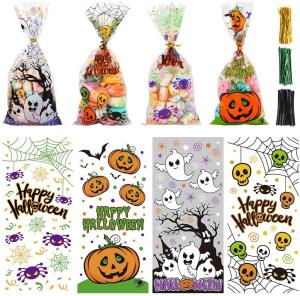 China Easter Halloween Wedding Cookie Cellophane Sweetie Party Bags For Candy wholesale
