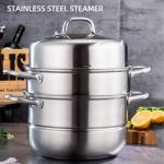 New Product 304 Stainless Steel Steamer Pot Soup Set Stainless Steel Cooker