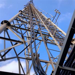 China Galvanized 4g Wireless Gsm Telecom Microwave Antenna Radio Tube Steel Triangular Towers wholesale