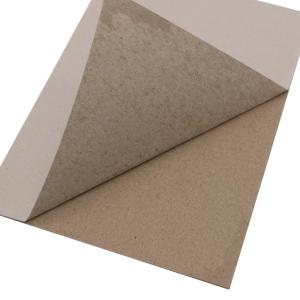 China Thick Paper Box Board Sheet 1mm 600gsm grey board wholesale