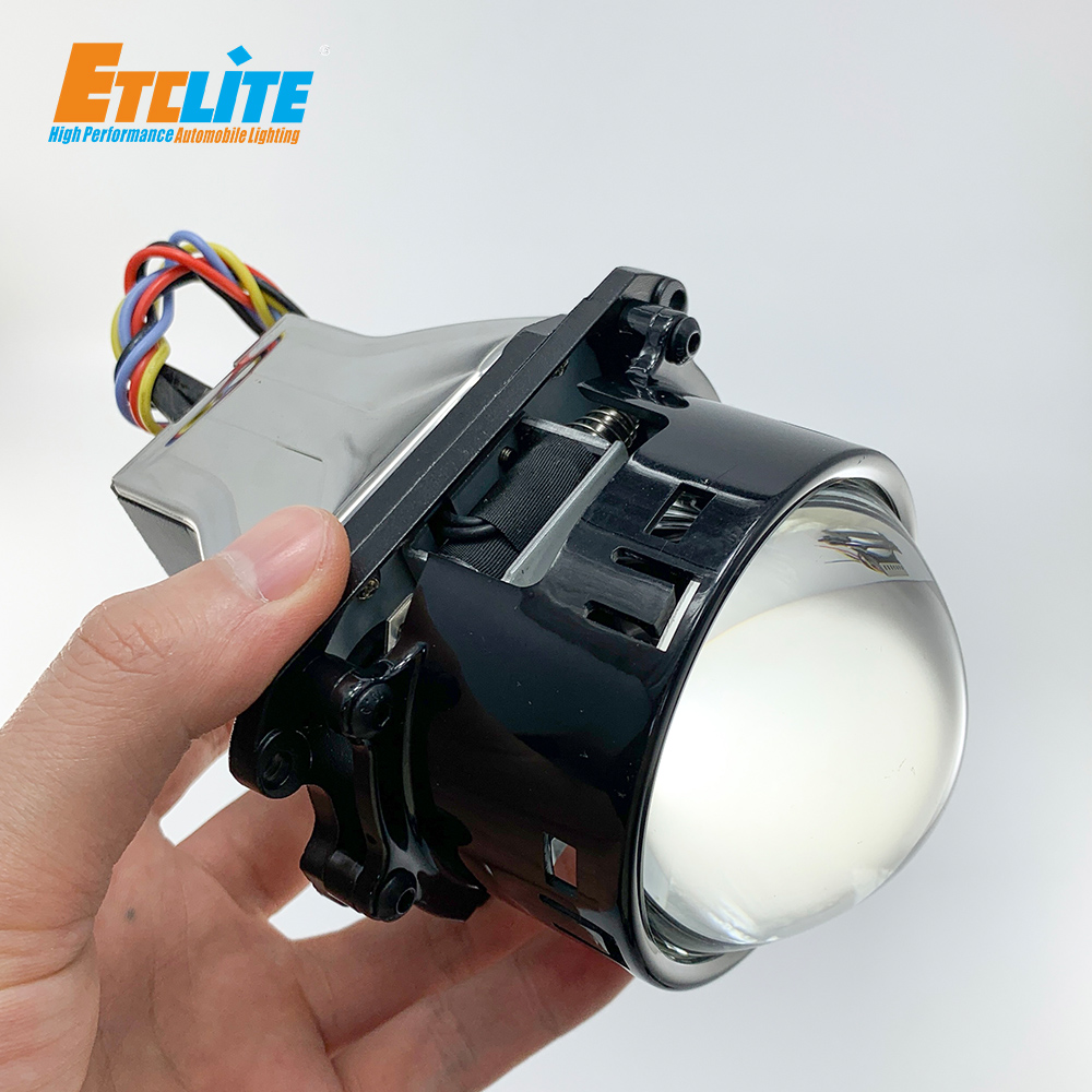 16V Projector Lens Headlight , 55W Dual Beam Projector 9600LM