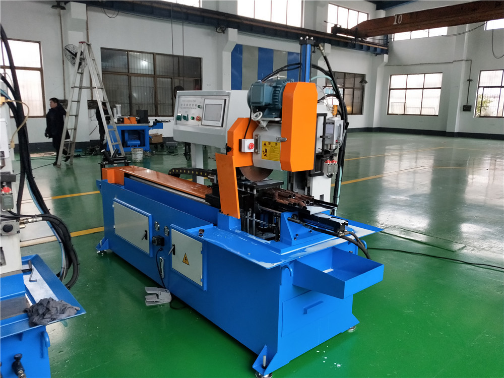 Angle 45 Pneumatic Pipe Bending Machine 1000mm Circular Copper Tube Cutting Machine 1.0kw