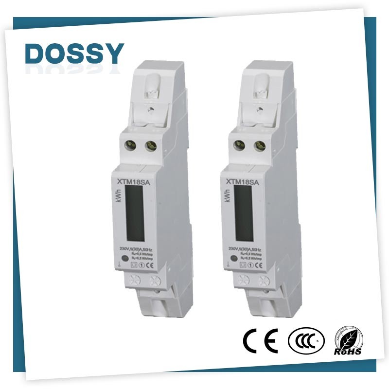 Mini Lcd Digital Single Phase Modbus Electric Energy Meter
