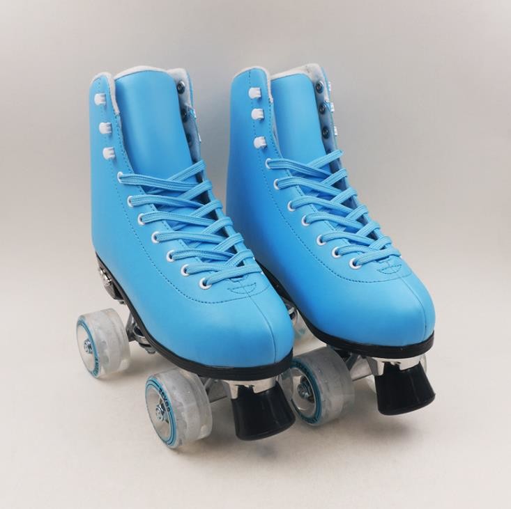Outdoor Roller Skates Double Row 4 Wheels With Aluminum Truck