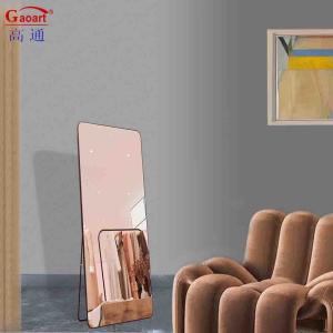 China Living Room Decor Floor Length Mirror for Wedding Dance Studio Art Deco Craft Bedroom wholesale