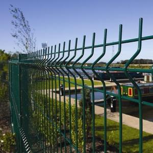 China Galvanized Steel 3D Curved Security Welded Fence Panels 50x200mm 50x150mm wholesale