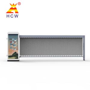 China Led Light Box Fence Arm Barrier Gate Advertising Electric Parking Barriers 140W/200W wholesale