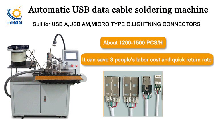 160KG Capacity Multifunctional USB Data Cable Soldering Machine for High Demand Market