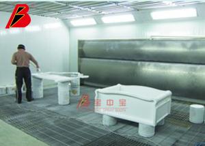 China Metal Basement 34.5KW Furniture Spray Booths for Woodworking wholesale