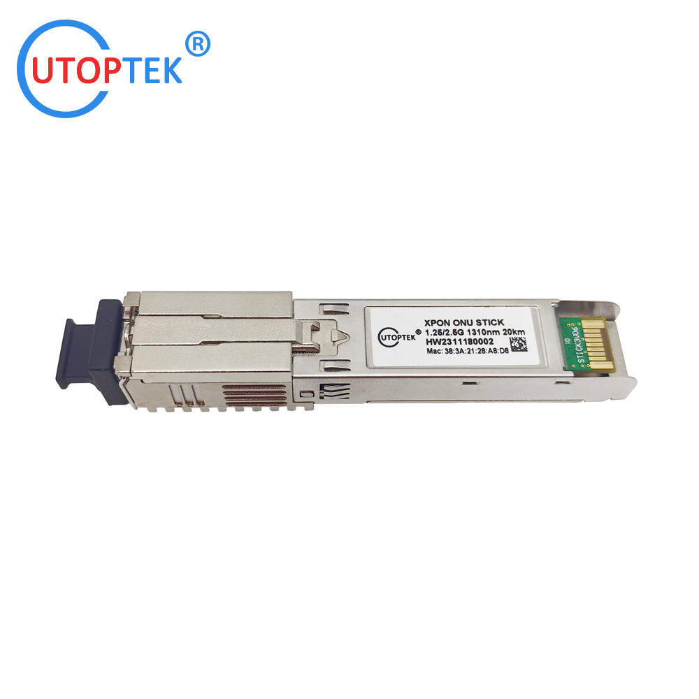 XPON STICK ONU 1.25G/2.5G SFP Module Tx1310nm/Rx1490nm with SC 20km for both EPON and GPON Using