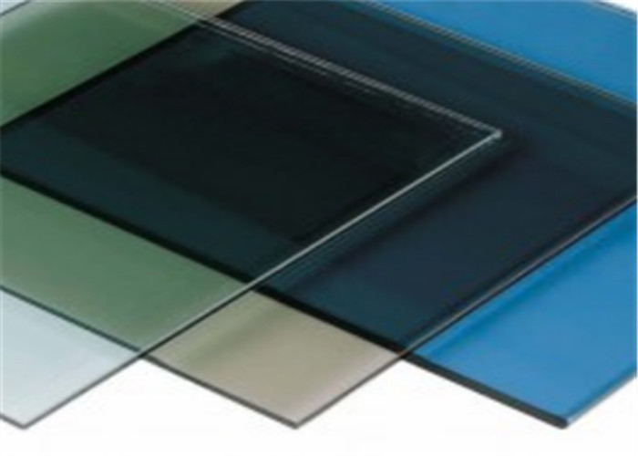 High Light Transmittance Euro Grey Tinted Glass Size Customized For Mirror Making