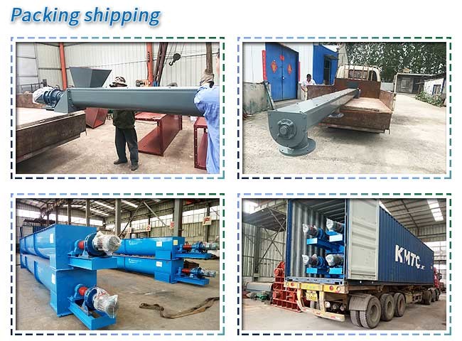 Sawdust Auger Conveyor , Chip Auger Conveyor High Sealing Performance