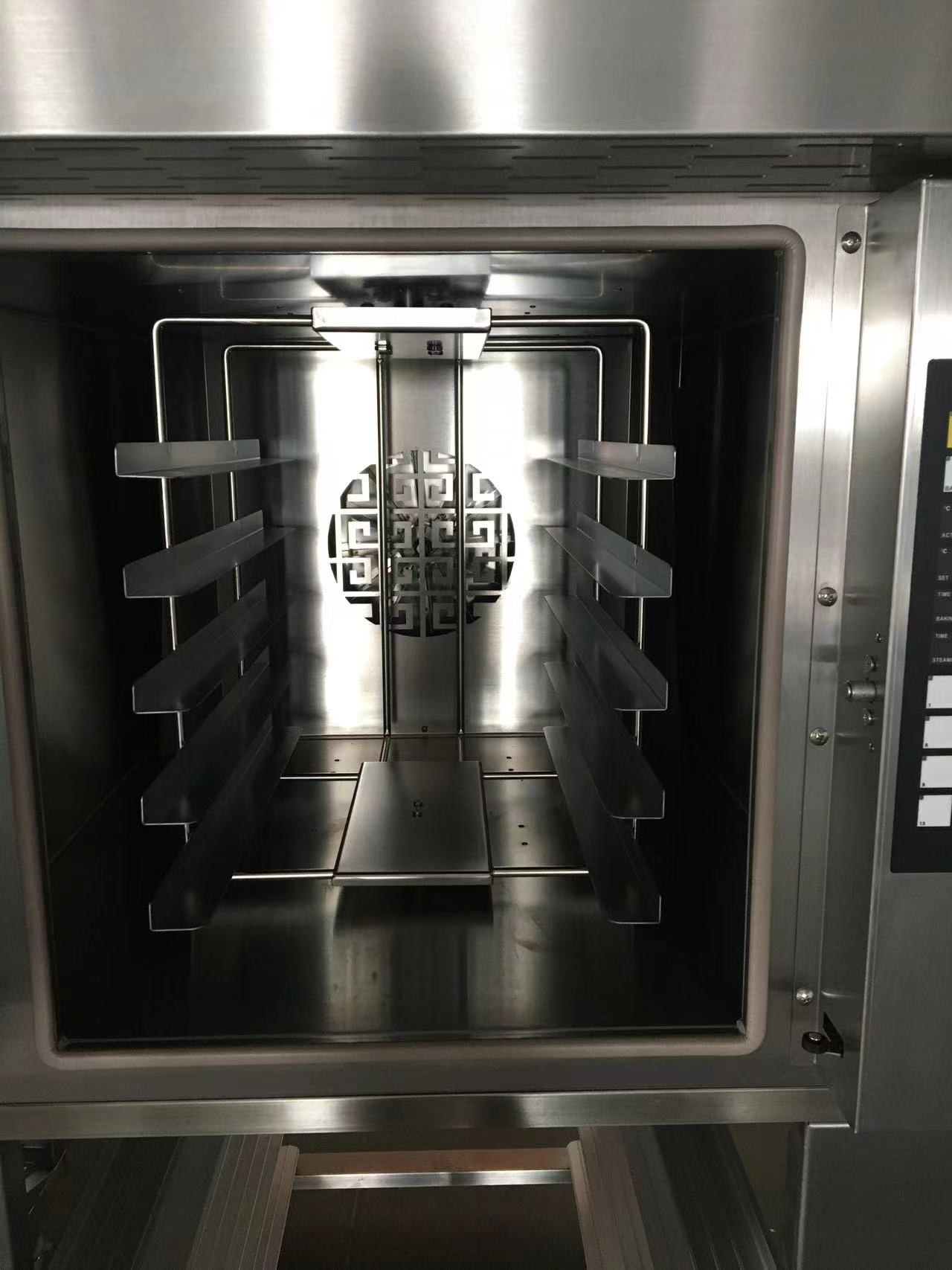 Asian Bakery Convection Oven Five Trays 40X60cm 9.5Kw With Steam