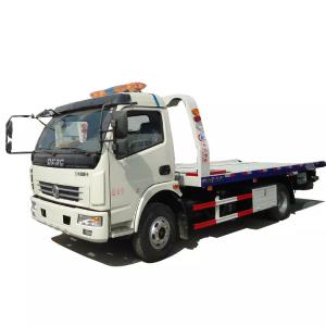 China 4 - 5 Ton Flatbed Wrecker Tow Truck / Hydraulic Right Hand Drive Truck wholesale