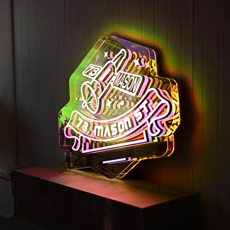 3D Magic Multicolor Thousand Layer Abyssal Neon Mirror Infinity Yes Support Dimmer 1-