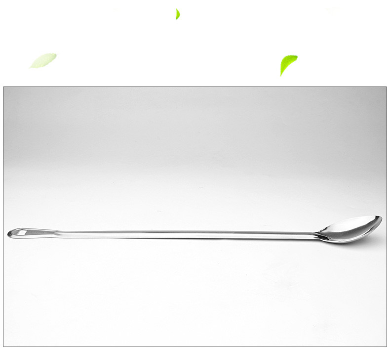 24 Inch Long Bartender Stirring Spoon , 0.2kg Cocktail Mixing Spoon Easy Clean