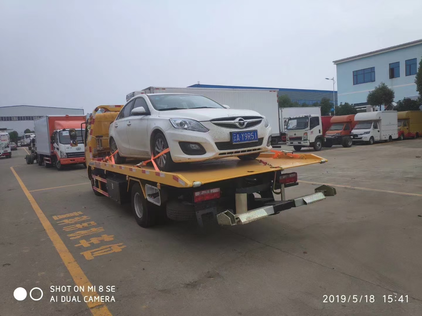 5-ton Flatbed Trailer Forklift Tractor