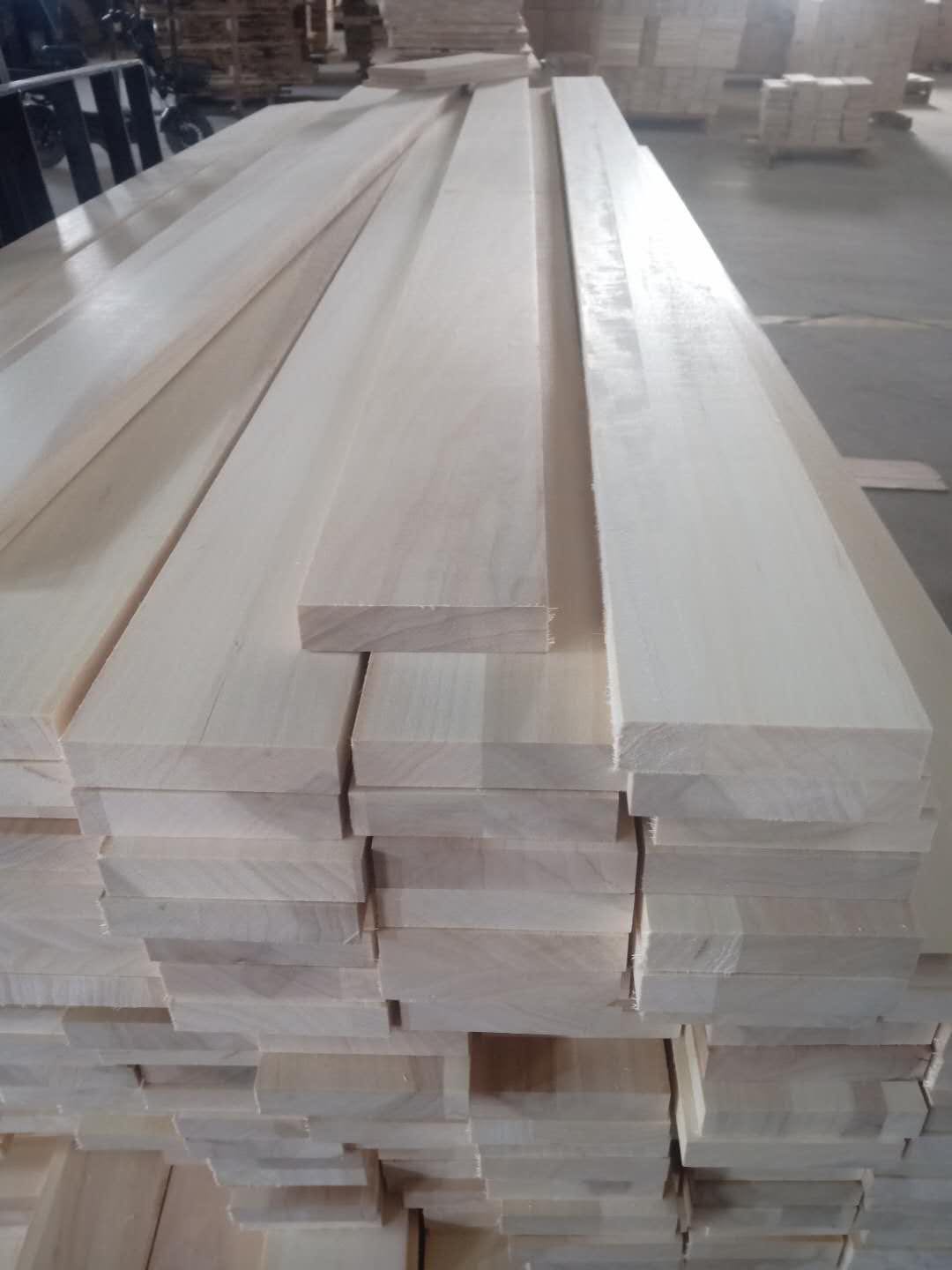 Adjustable Bed Frame Customized Size Poplar Wood Slatted Flat Slat Wood