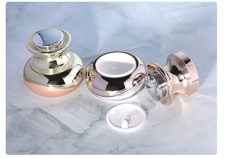 30g Clear Plastic PET Jars Cosmetic Plastic Jars With Flip Top Lids